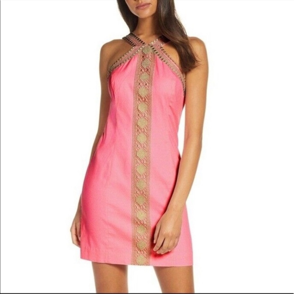Lily Pulitzer Ena Shift Dress Sz 2 - Picture 2 of 9
